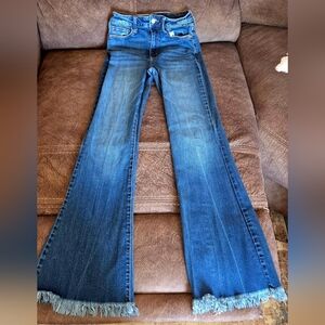 Classic Blue Flared Women Jeans